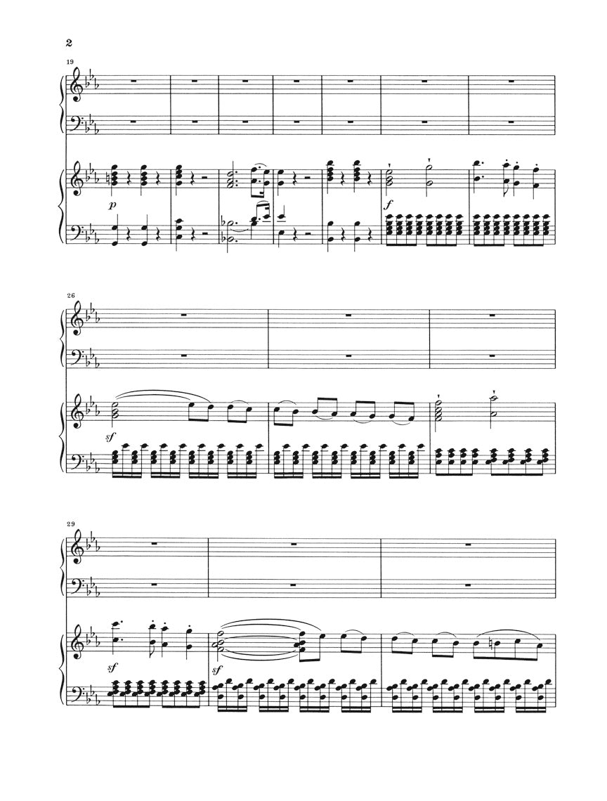 Beethoven Concerto for Piano and Orchestra No 3 in C minor Opus 37