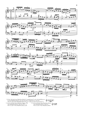 Bach French Suites BWV 812-817 with fingerings