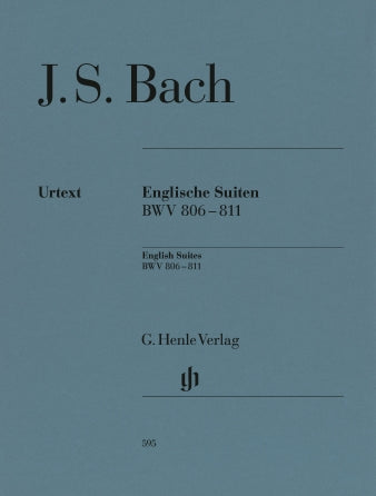 Bach English Suites BWV 806-811 for Piano Solo