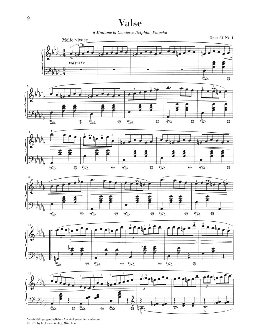 Chopin Waltz in D Flat Major Op. 64 (Minute)