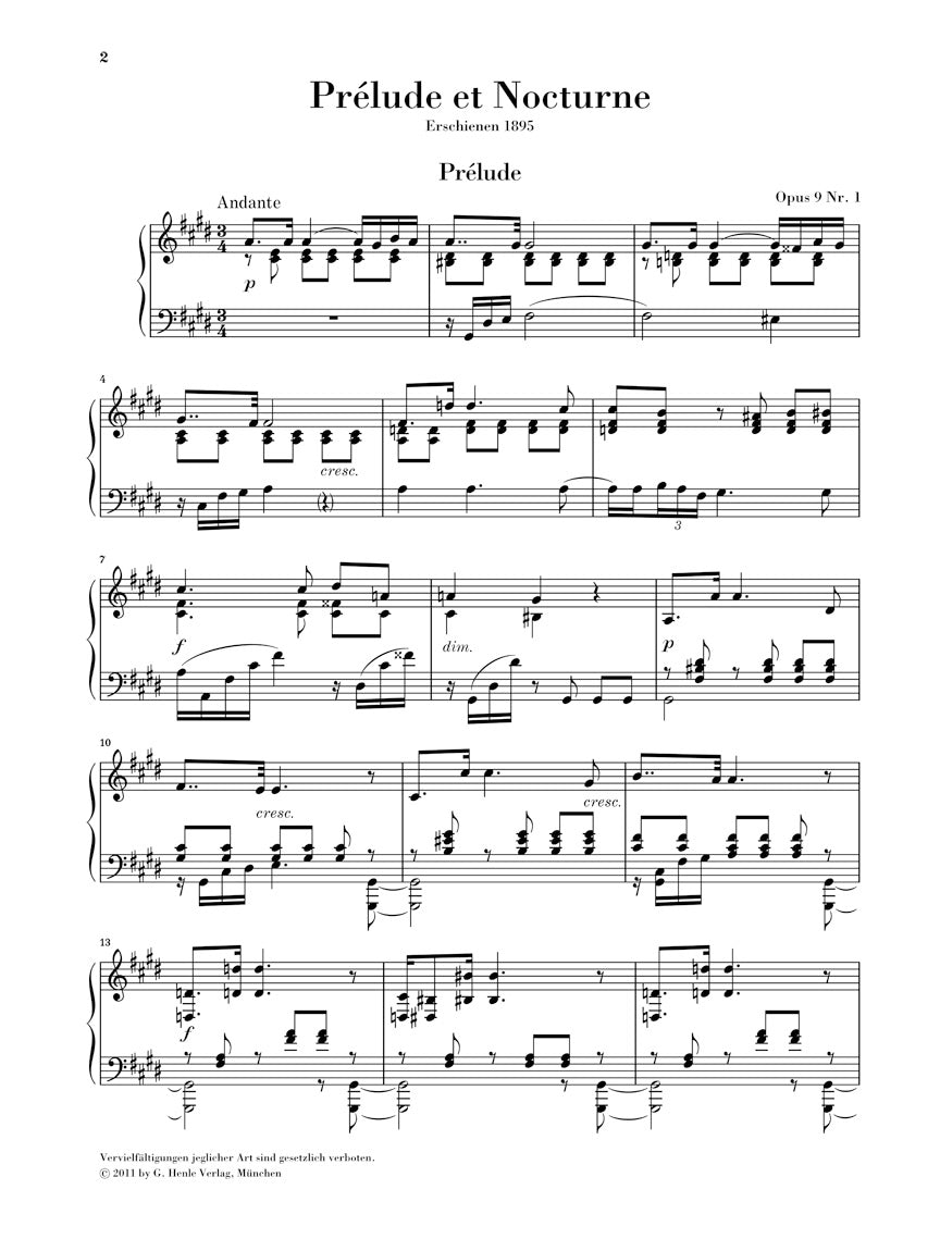 Scriabin: Prelude and Nocturne Op. 9 for Piano Left Hand