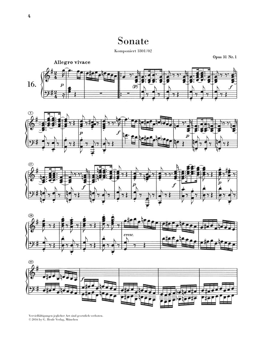 Beethoven Piano Sonatas Volume 2 (edition without fingering)