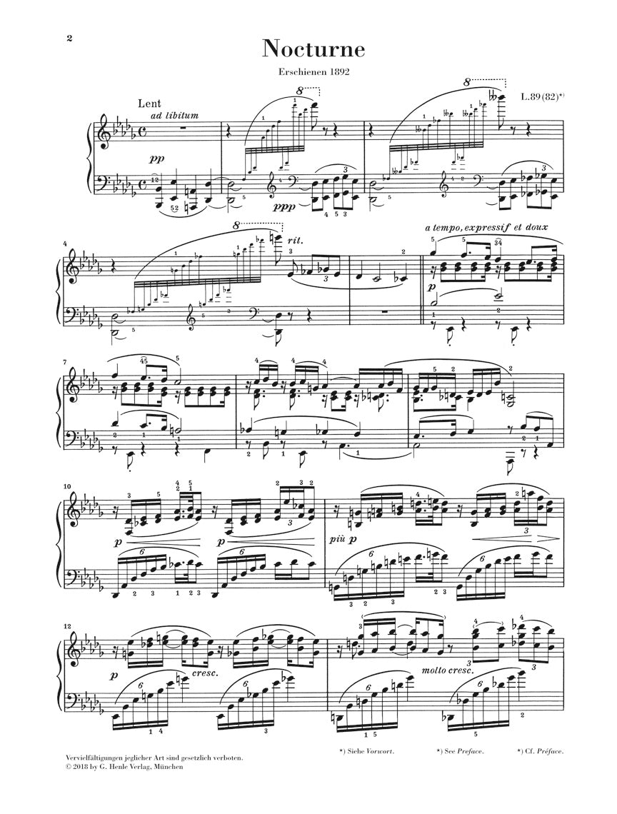 Debussy: Nocturne Piano