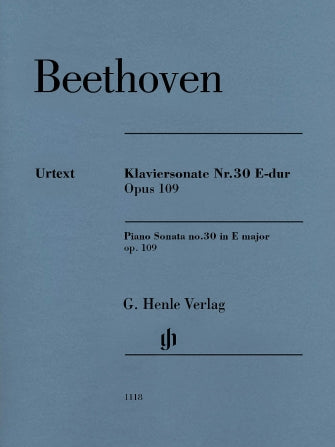 Beethoven: Piano Sonata No. 30 E Major Op. 109