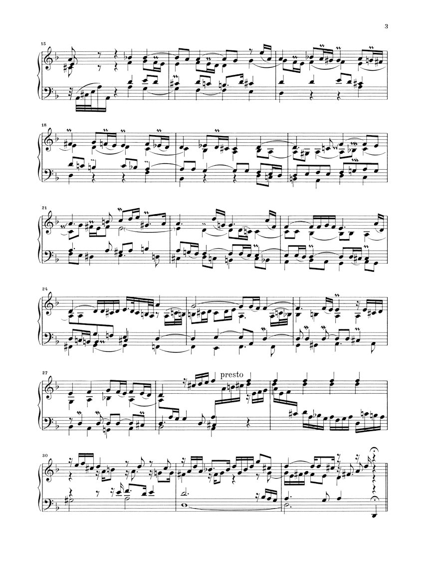 Bach Toccatas BWV 910-916 (edition without fingering)