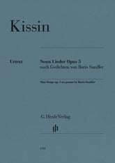 Kissin:  Nine Songs, Op. 5 on Poems by Boris Sandler