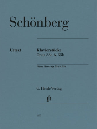 Schoenberg Piano Pieces Op. 33a, 33b 2 Pianos, 4 Hands