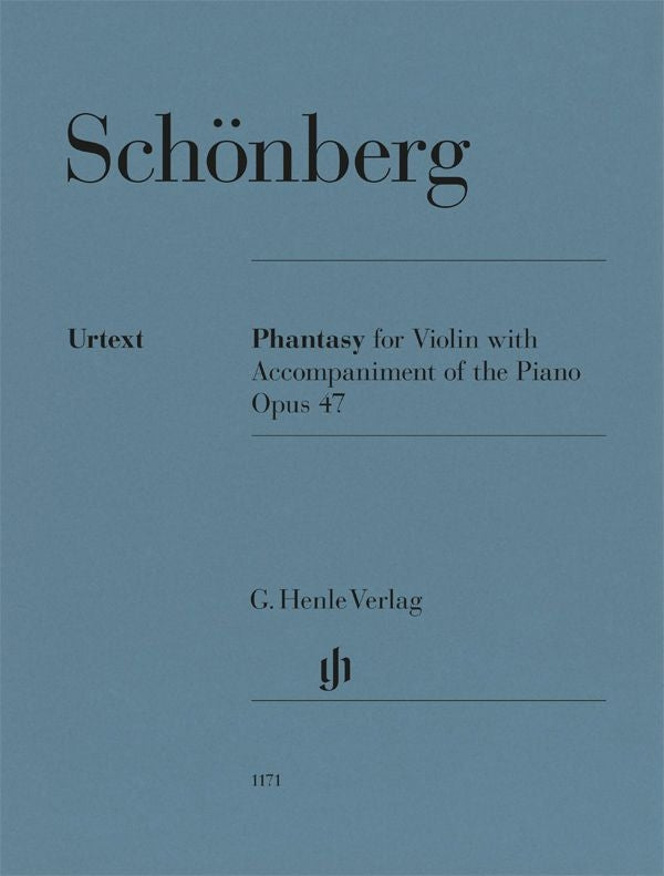 Schoenberg Phantasy for Violin with Accompaniment of the Piano op. 47