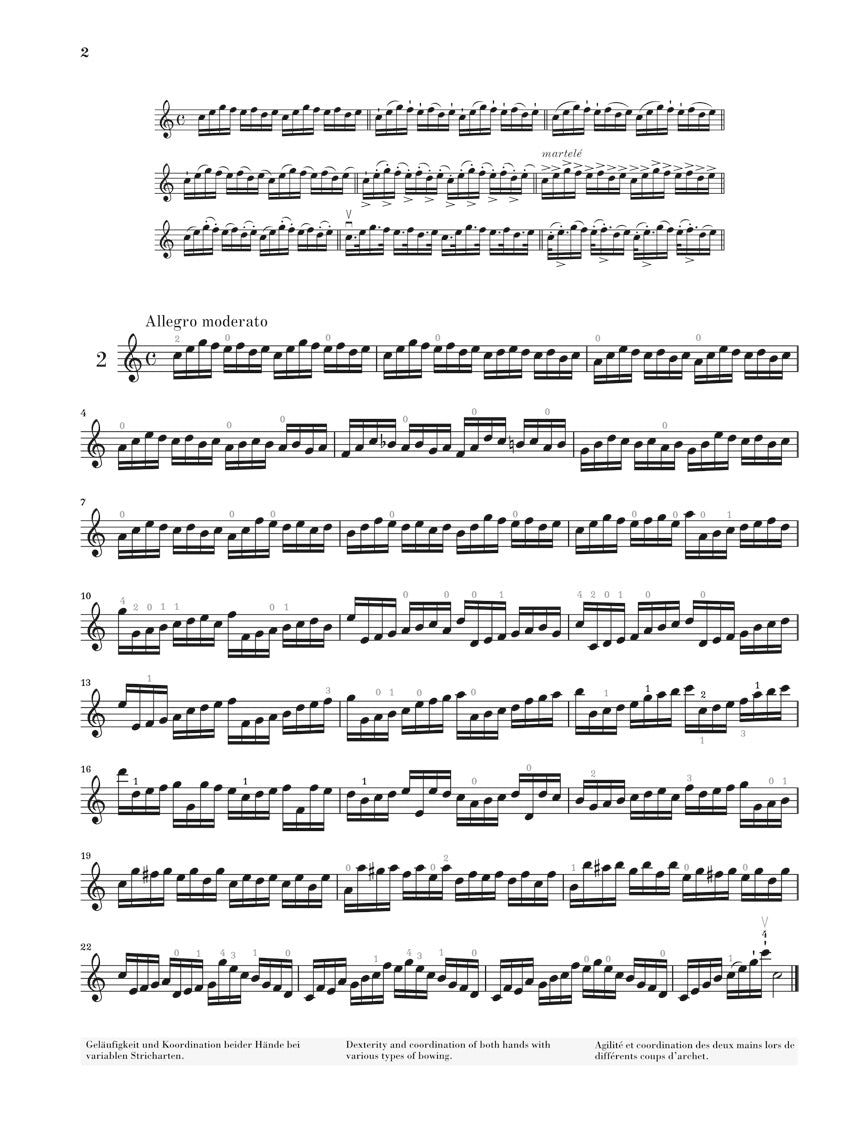 Kreutzer 42 Etudes for Violin Solo
