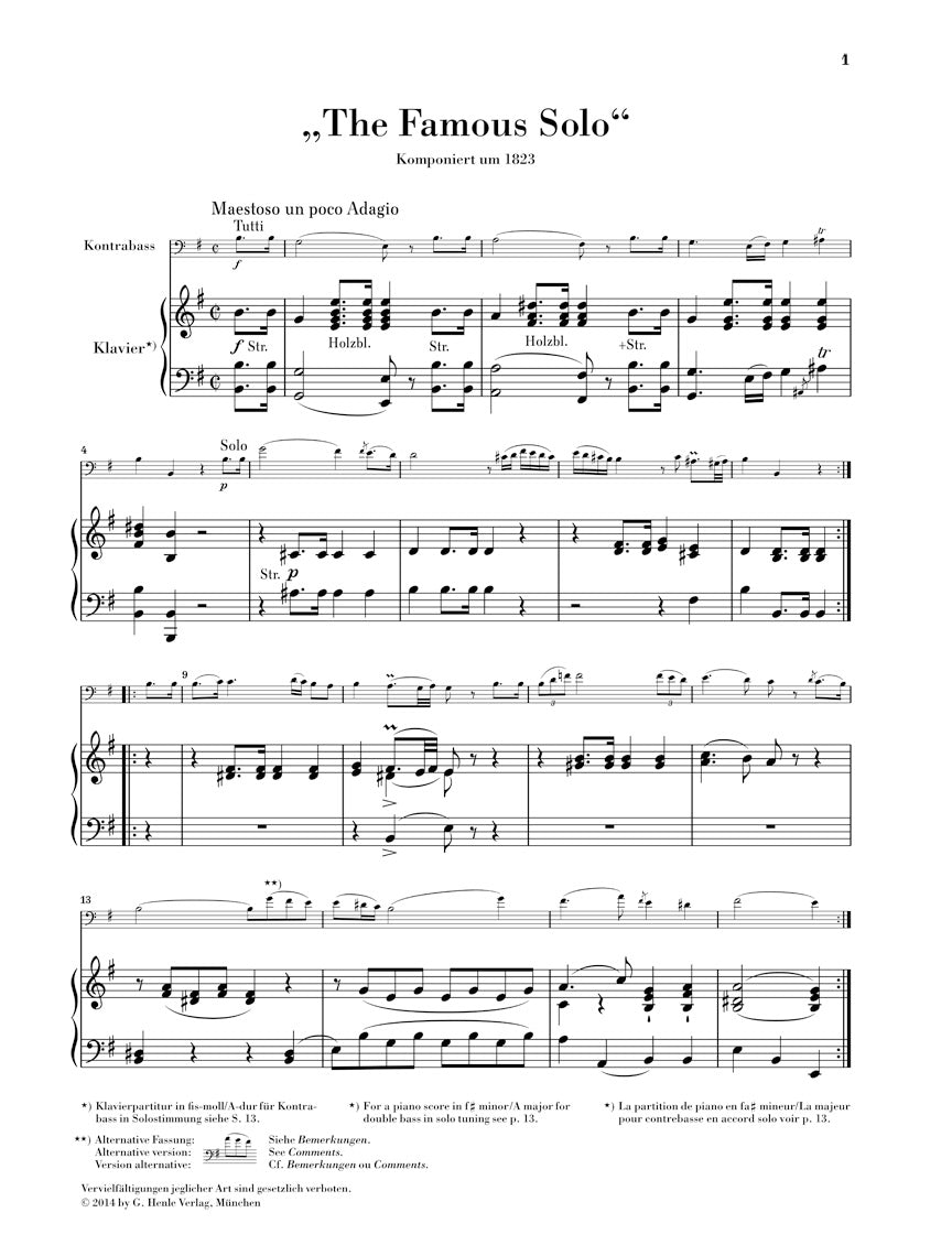 Dragonetti The Famous Solo