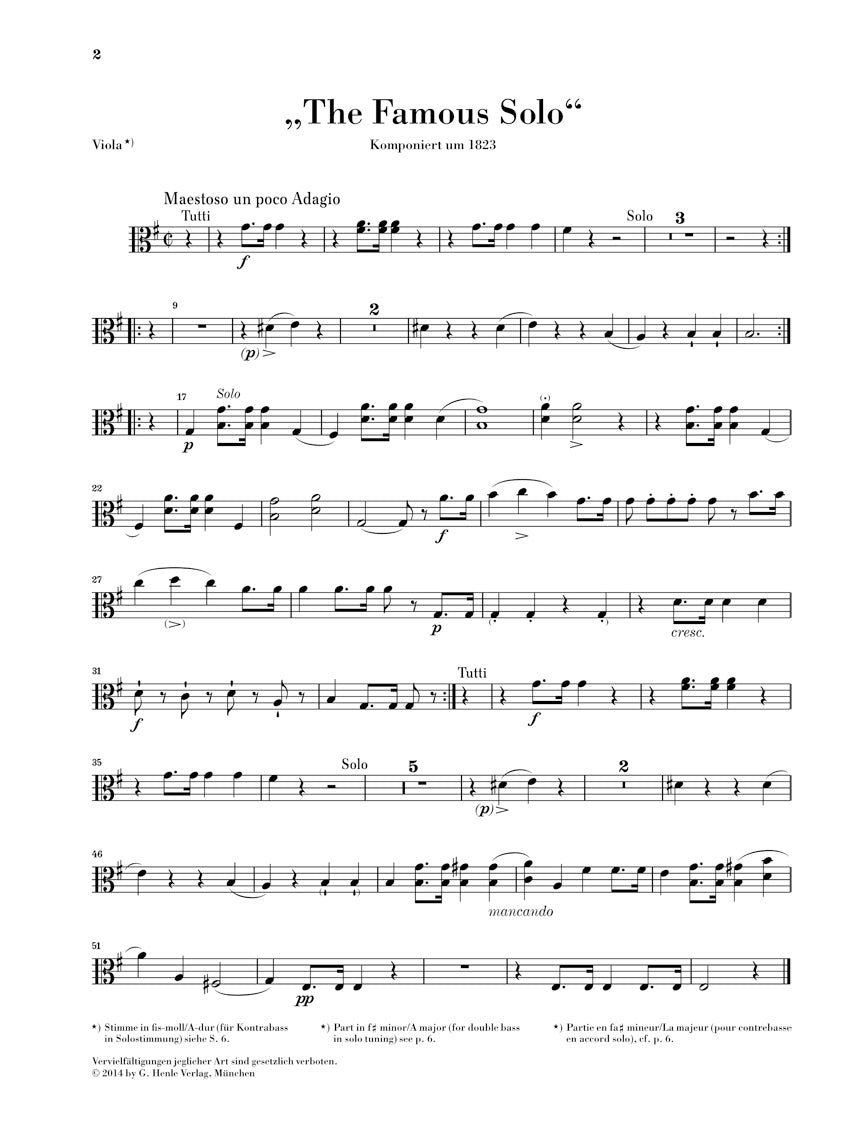 Dragonetti The Famous Solo