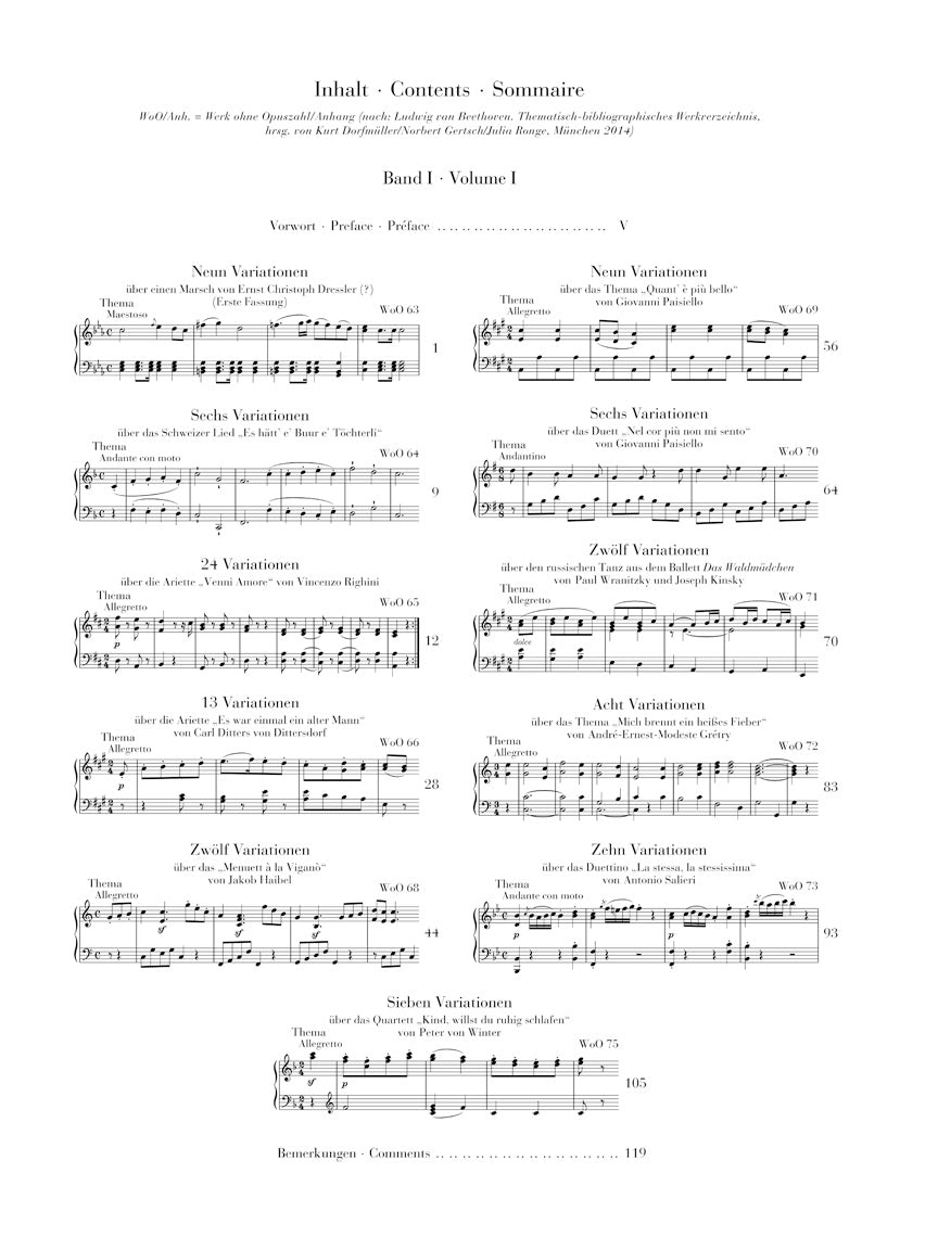 Beethoven Variations for Piano Volume 2