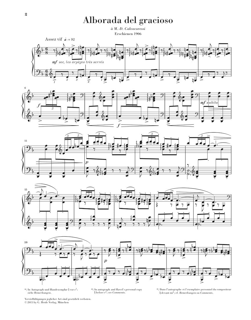 Ravel Alborada del gracioso