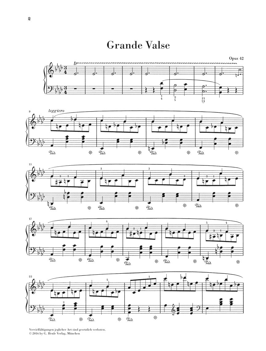 Chopin Grande Valse A-flat Major Op. 42