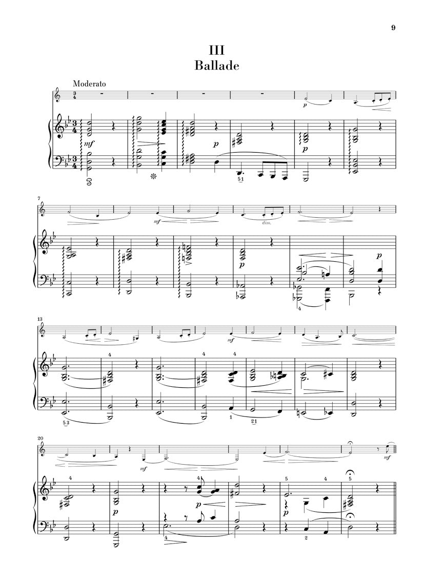 Gade Fantasy Pieces Op. 43 Clarinet And Piano