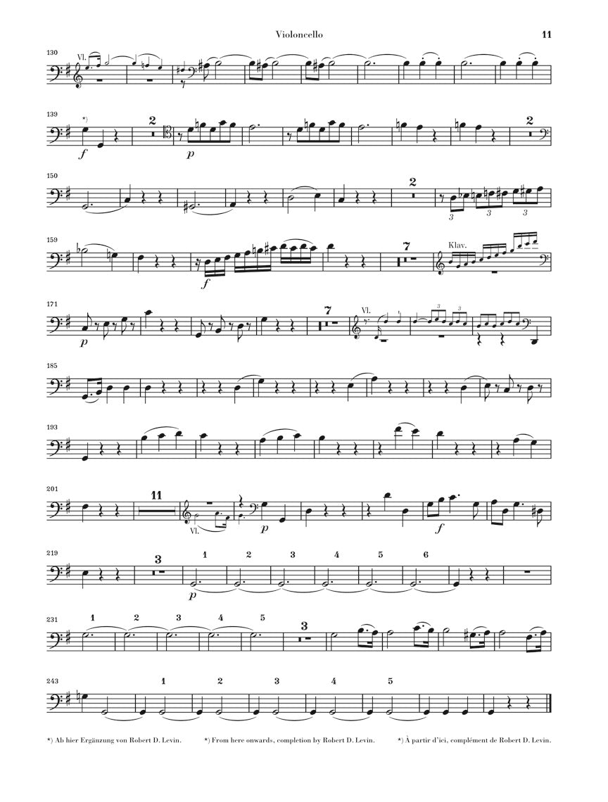 Mozart 3 Movements for Piano Trio (Fragments) K 442