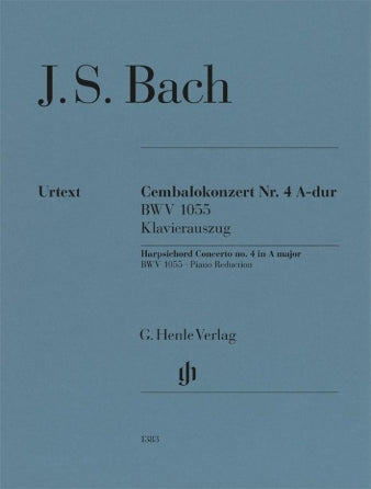 Bach: Harpsichord Concerto No. 4, A Major, BWV 1055