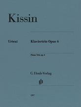 Kissin Piano Trio Op. 6 Parts with Piano (score)