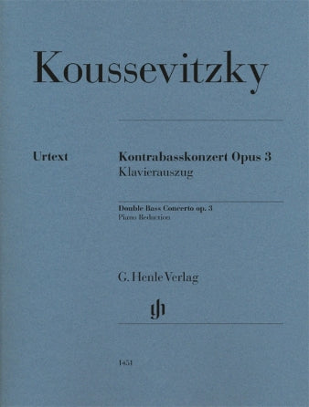 Koussevitzky: Double Bass Concerto Op. 3