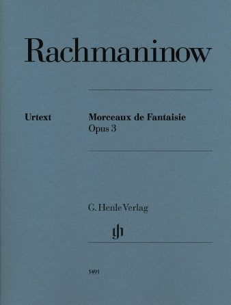 Rachmaninov Morceaux de fantaisie, Op. 3