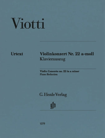 Viotti: Violin Concerto No. 22 in A Minor