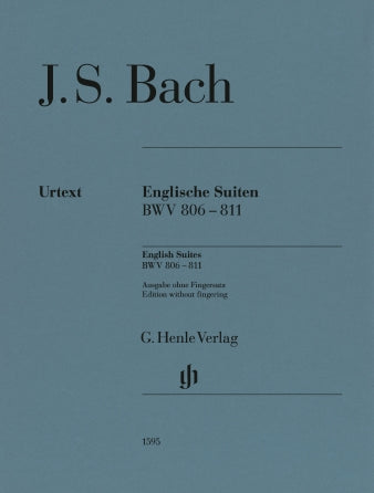 Bach English Suites BWV 806-811 (edition without fingering)