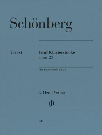 Schoenberg: Five Piano Pieces Op. 23 Piano Solo