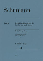 Schumann: Twelve Poems Op. 35, Set of Songs on Texts by Kerner (Low)