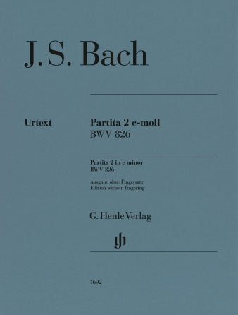 Bach Partita No. 2 in c minor - No Fingering
