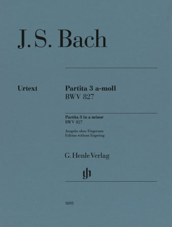 Bach Partita No. 3 in A Minor - No Fingering
