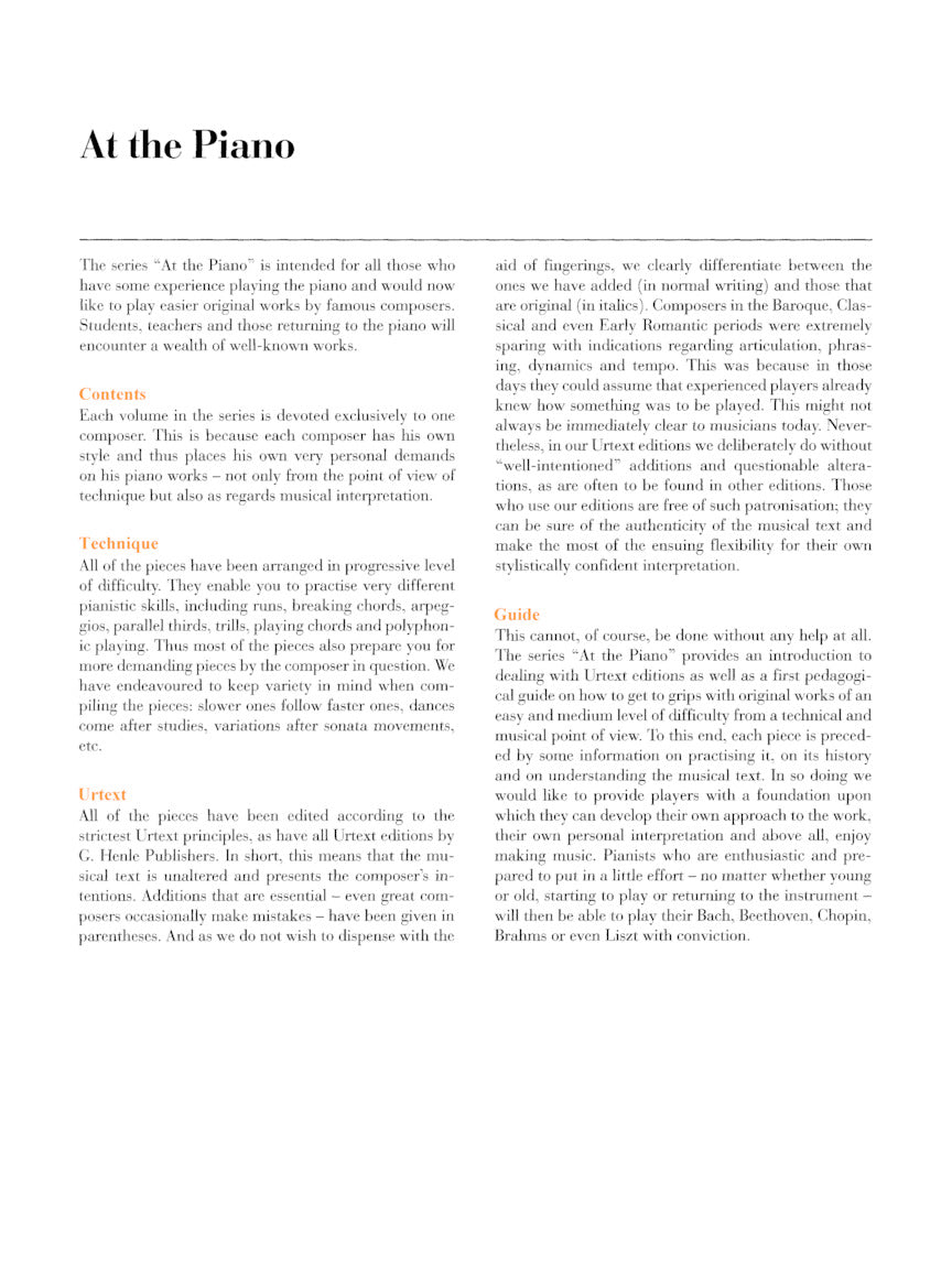 Mendelssohn - At the Piano