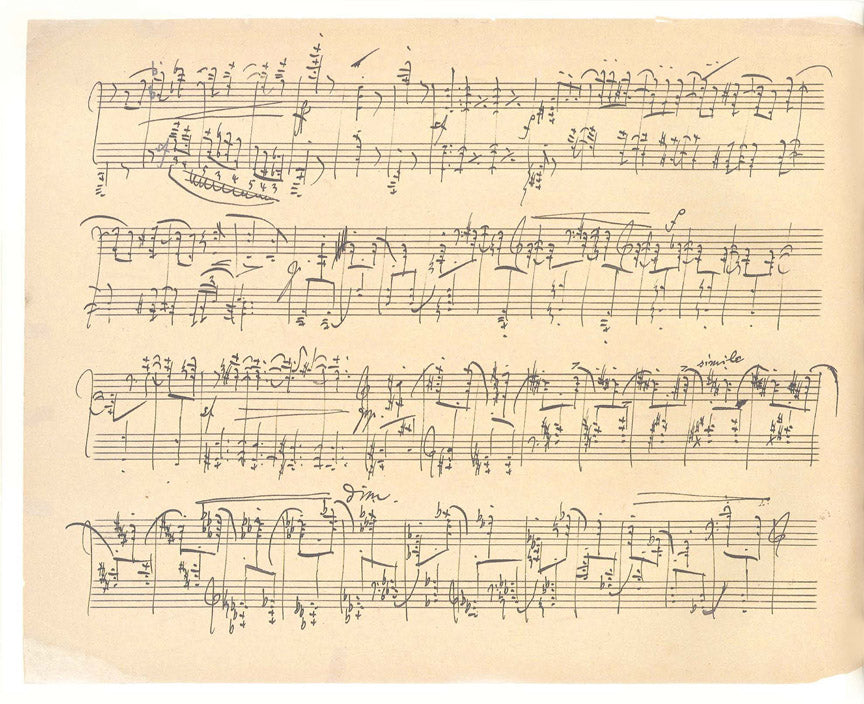 Brahms Fantasies Op. 116 Facsimile