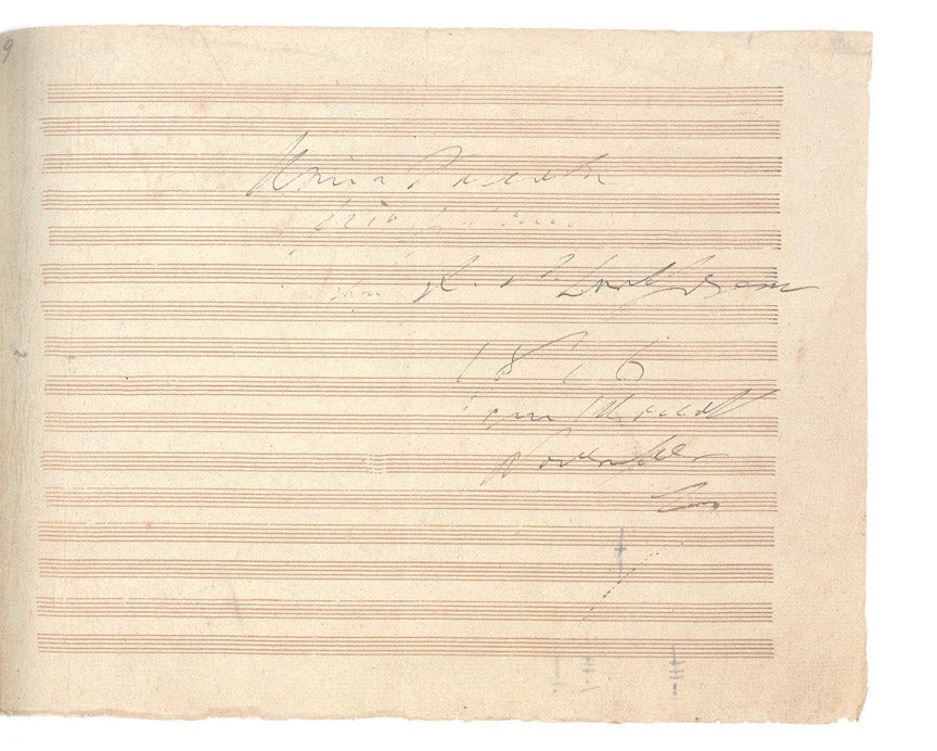 Beethoven Piano Sonata A Major Op. 101 Facsimile
