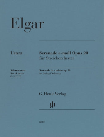 Elgar: Serenade In E Minor, Op. 20 (Parts)