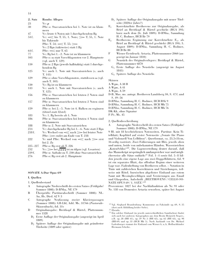 Beethoven Works for Violoncello and Piano