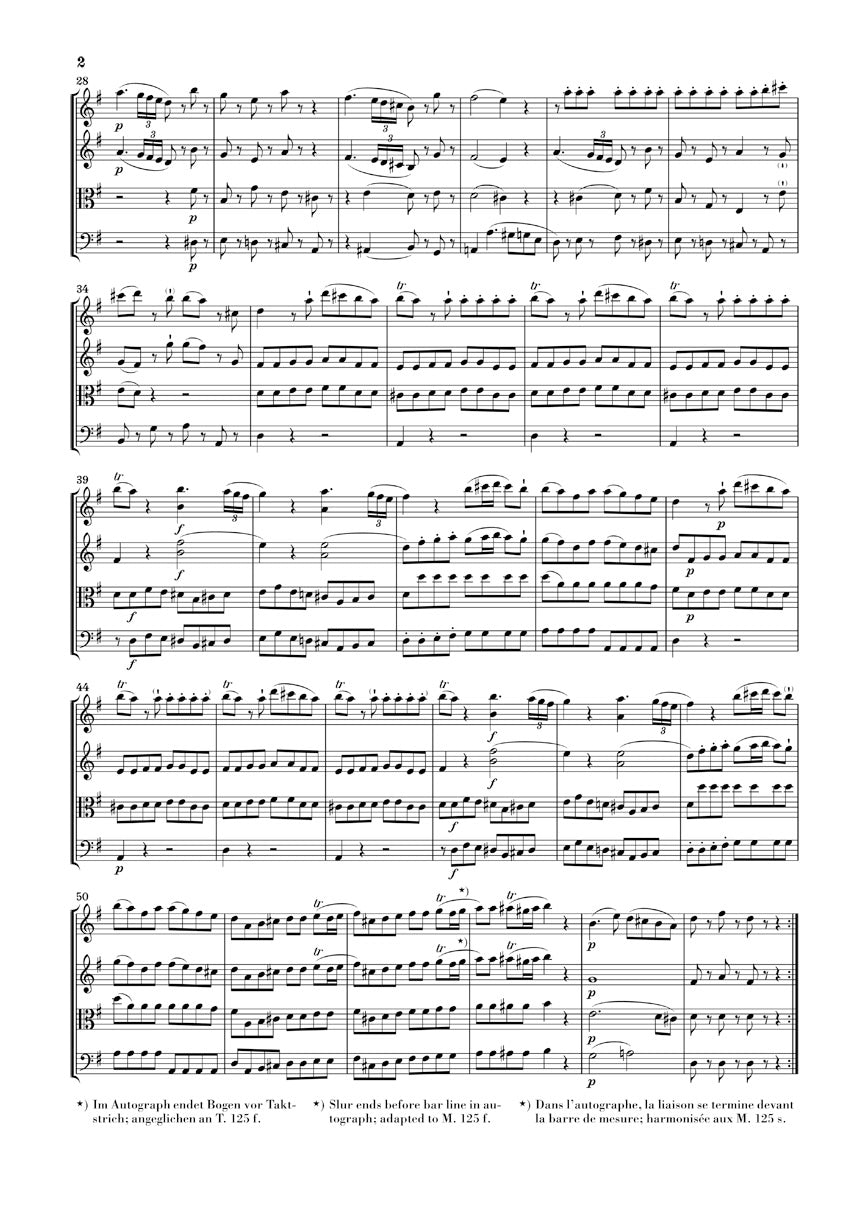 Mozart Divertimento A Little Night Music K525 Study Score