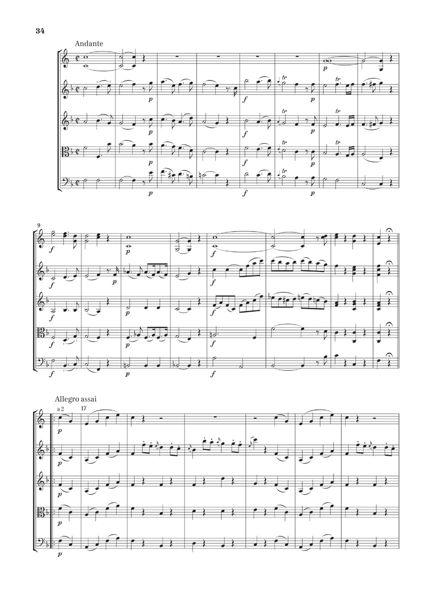 Mozart March K. 248 & Divertimento K. 247 (First Lordon Night Music) Study Score