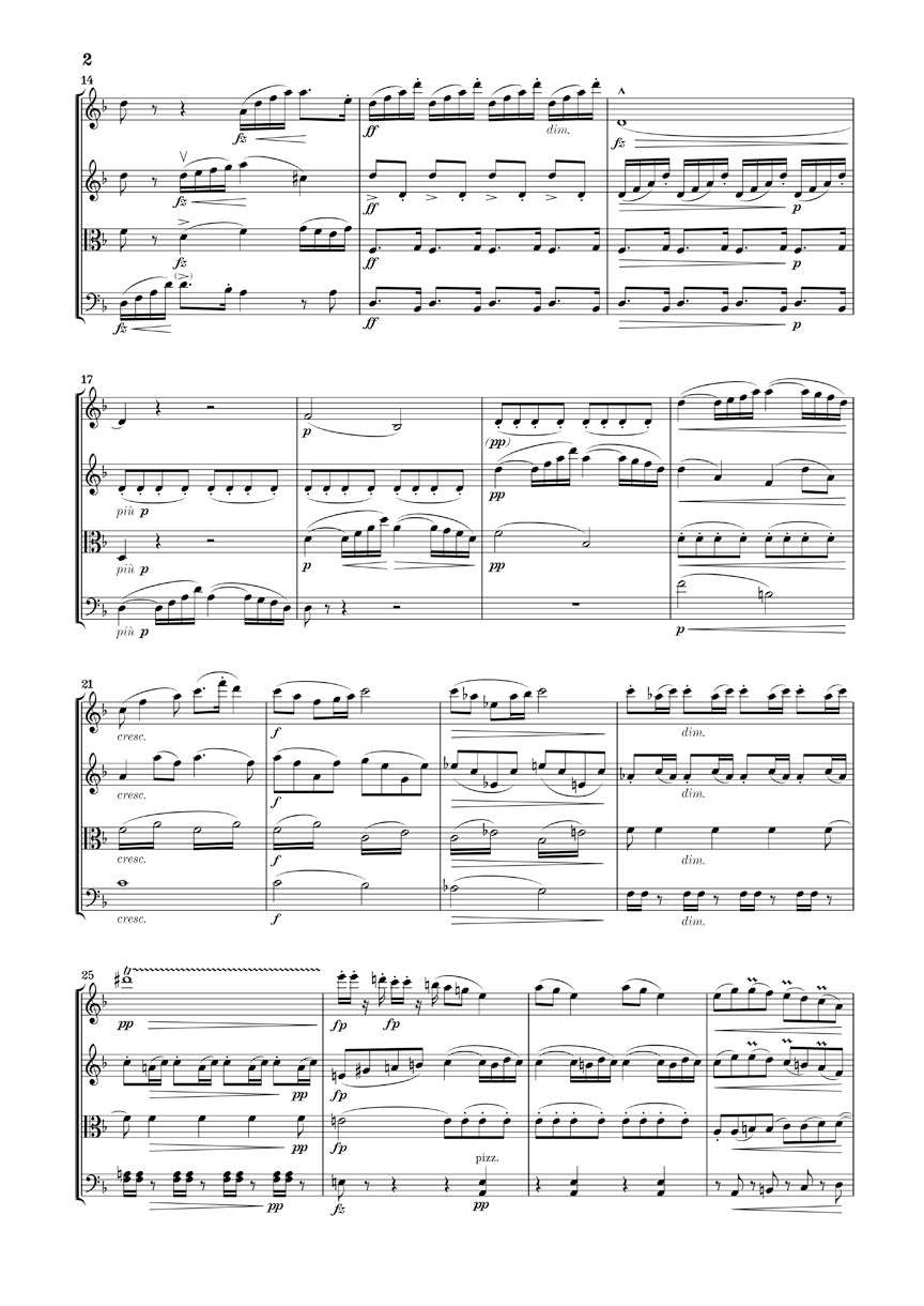 Dvořák: String Quartet in F Major Op. 96 (American Quartet) (Study Score)