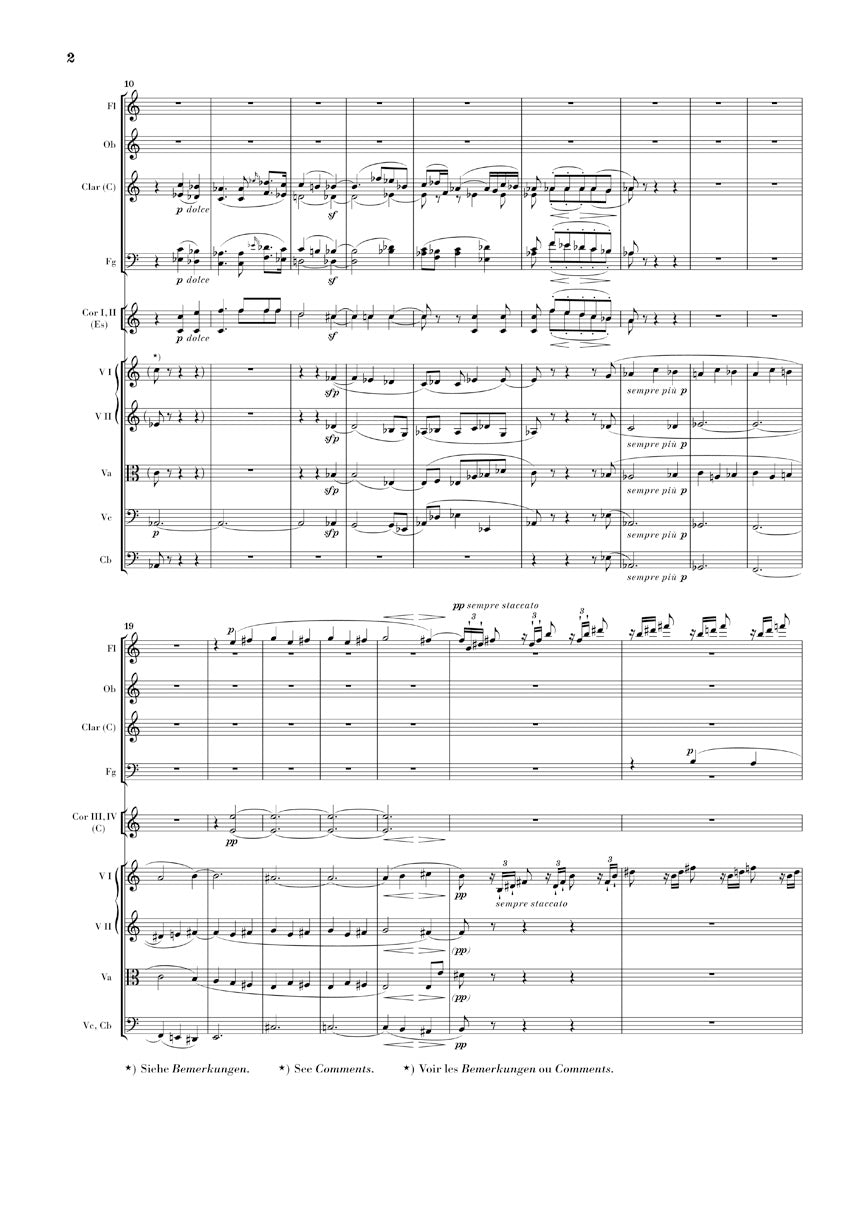 Beethoven Overture No. 2 for the Opera 'Leonore' (1807) Study Score