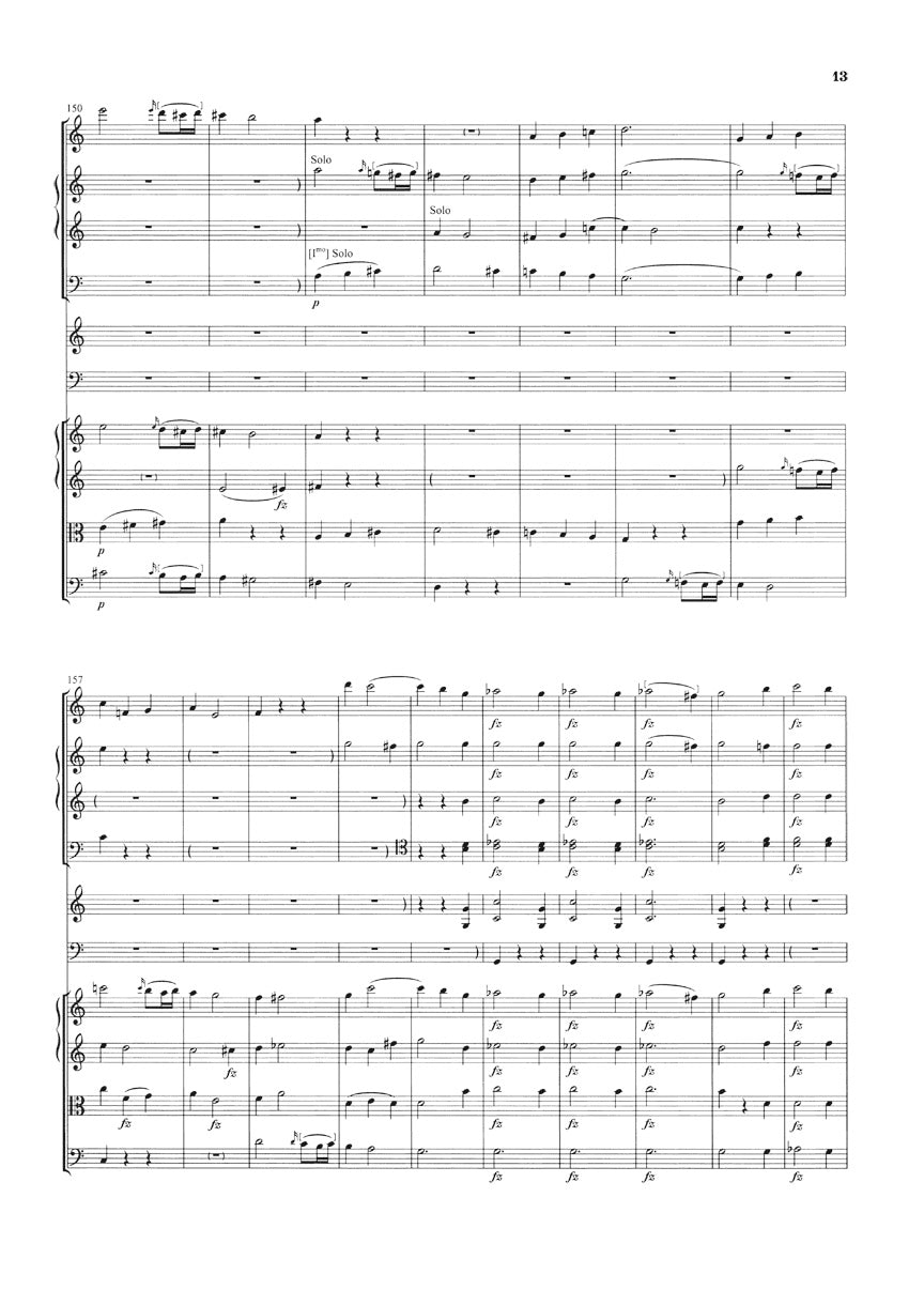 Haydn Symphony C Major Hob. I:82 (L'ours) Orchestra Study Score