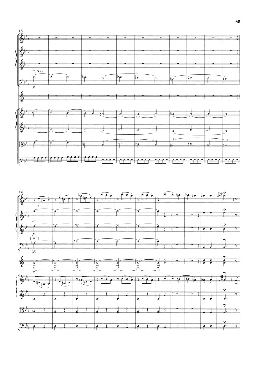 Haydn Symphony E-Flat Major Hob. I:84 Orchestra Study Score