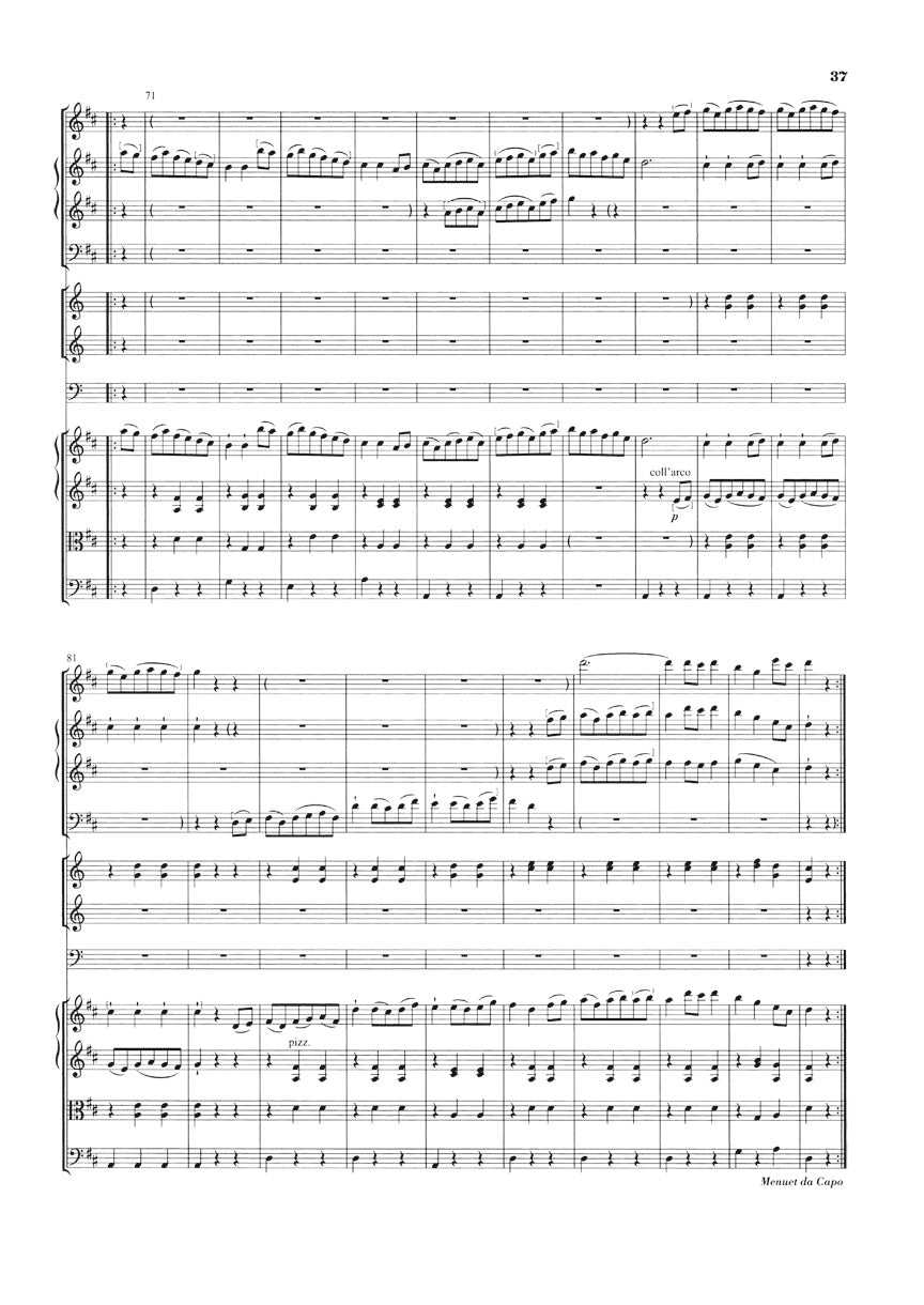 Haydn Symphony D Major Hob. I:86 Orchestra Study Score