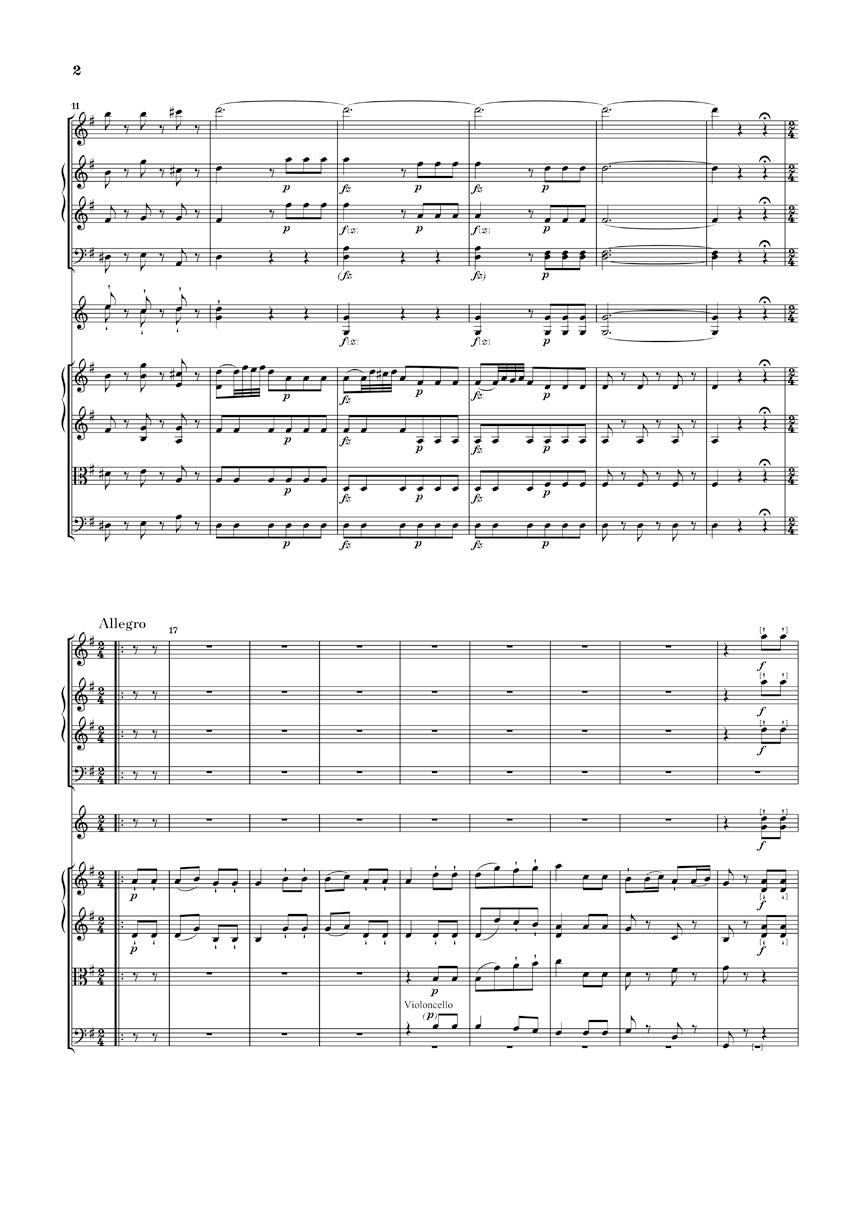 Haydn Symphony G Major Hob. I:88 Orchestra Study Score