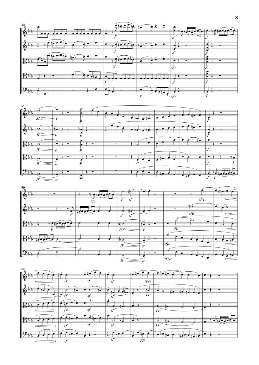 Beethoven String Quintets Study Score
