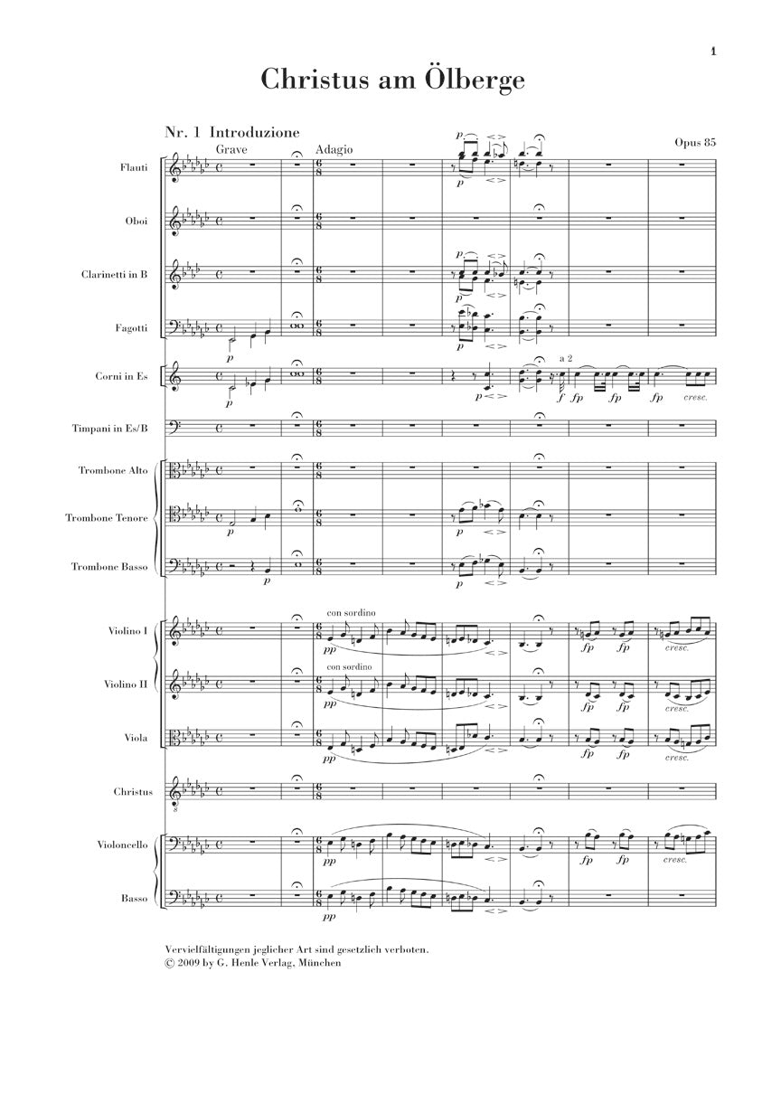 Beethoven Christus Am Olberge, Op. 85