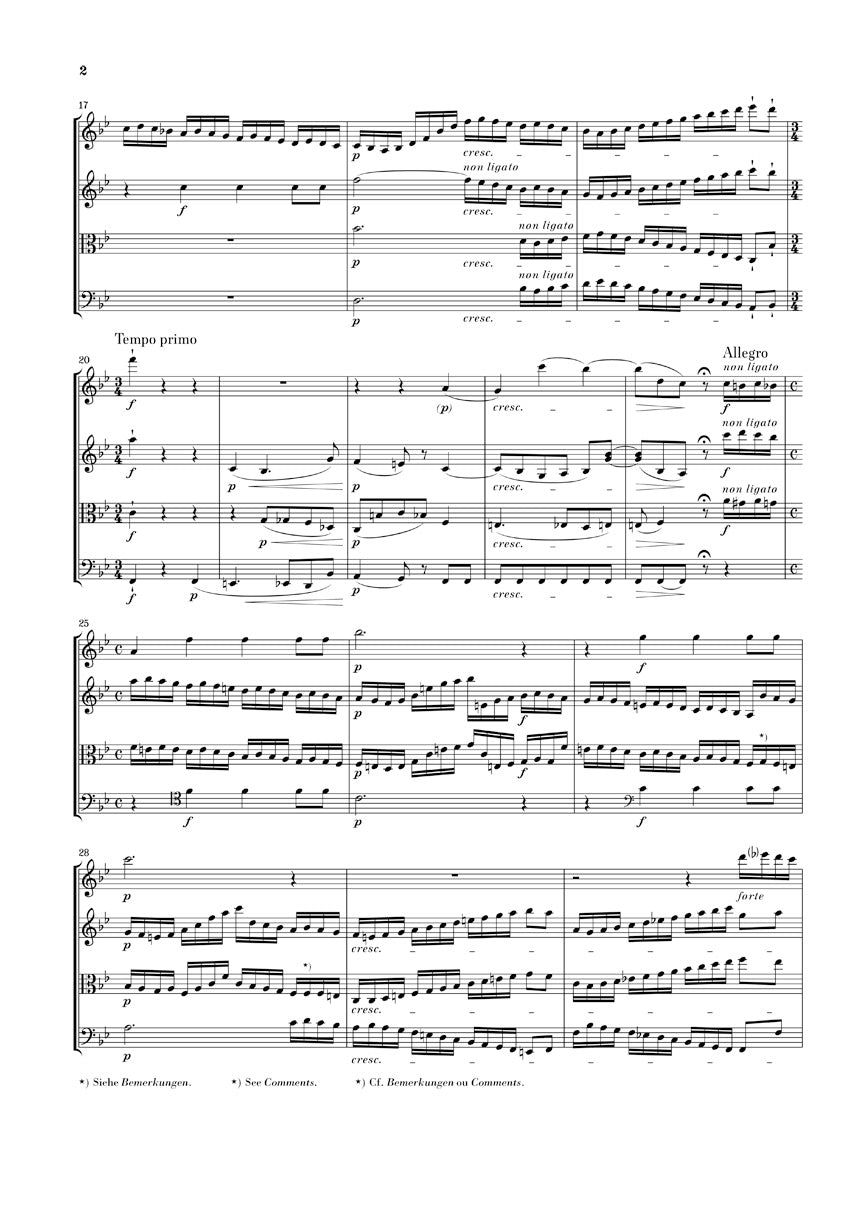 Beethoven String Quartet in B flat major Opus 130 and Great Fugue Opus 130