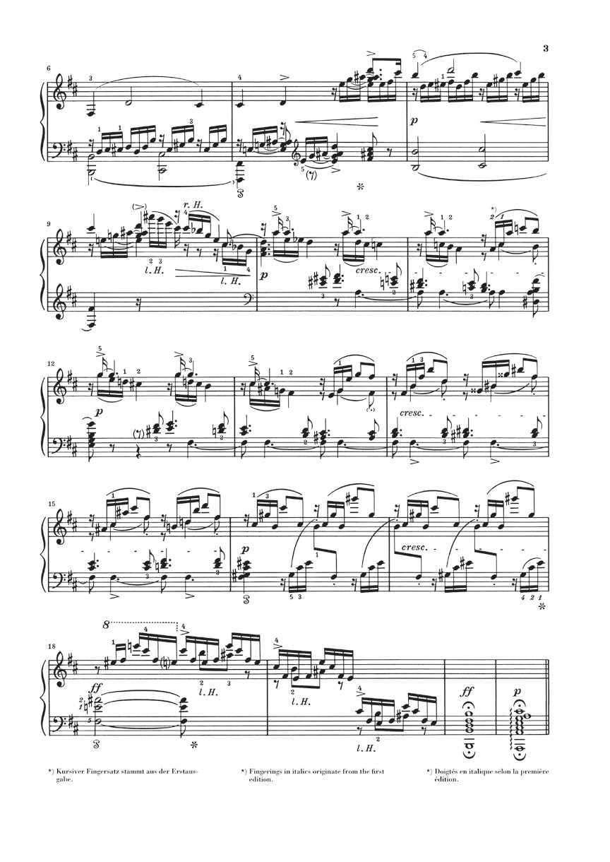 Schumann Complete Piano Works - Volume 2 Study Score