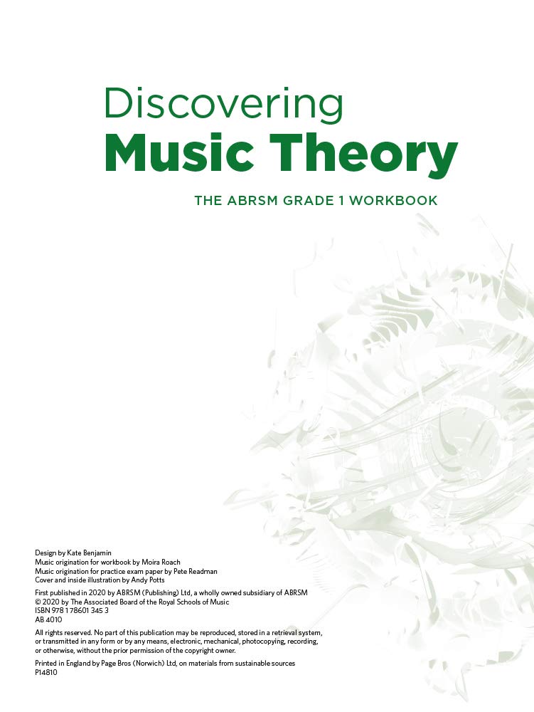 Discovering Music Theory Grade 1