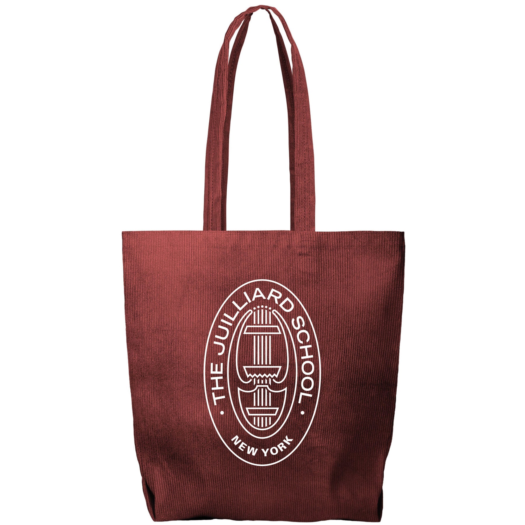 elu.Fleur tote（square）Corduroy Tote Bag: Corduroy with seal | Juilliard Store