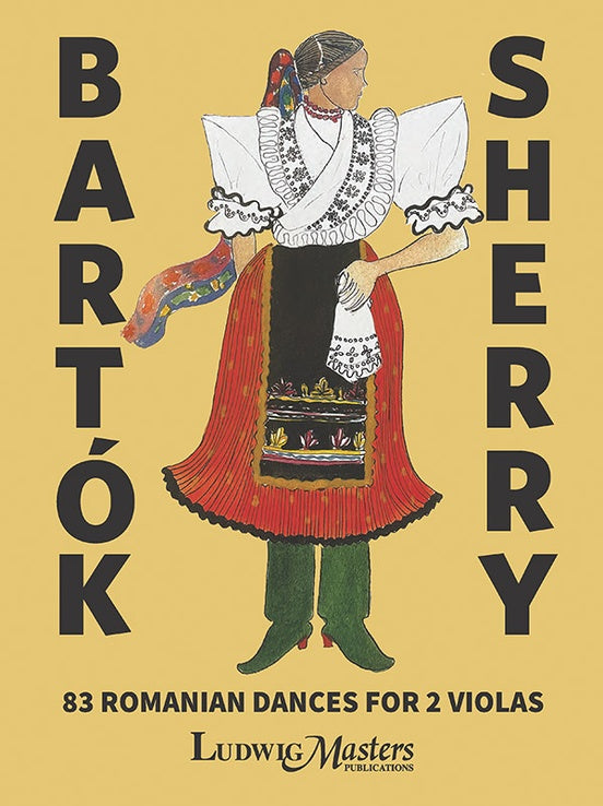 Bartok/Sherry: 83 Romanian Dances for 2 Violas